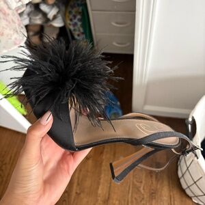 Sam Edelman - Women's Yaro Feather Heel Sandals